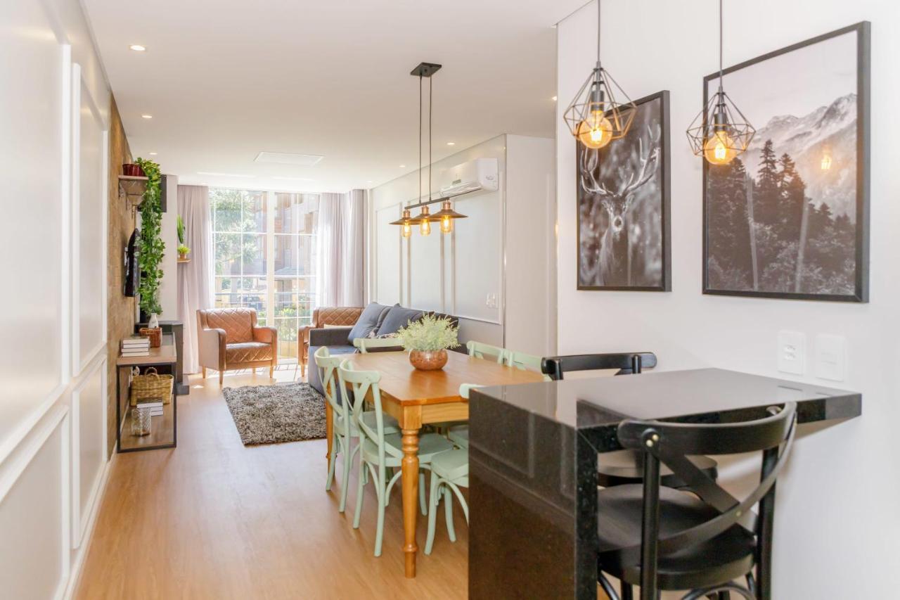Novo Maravilhoso Apartamento No Centro - Gramado Daire Dış mekan fotoğraf