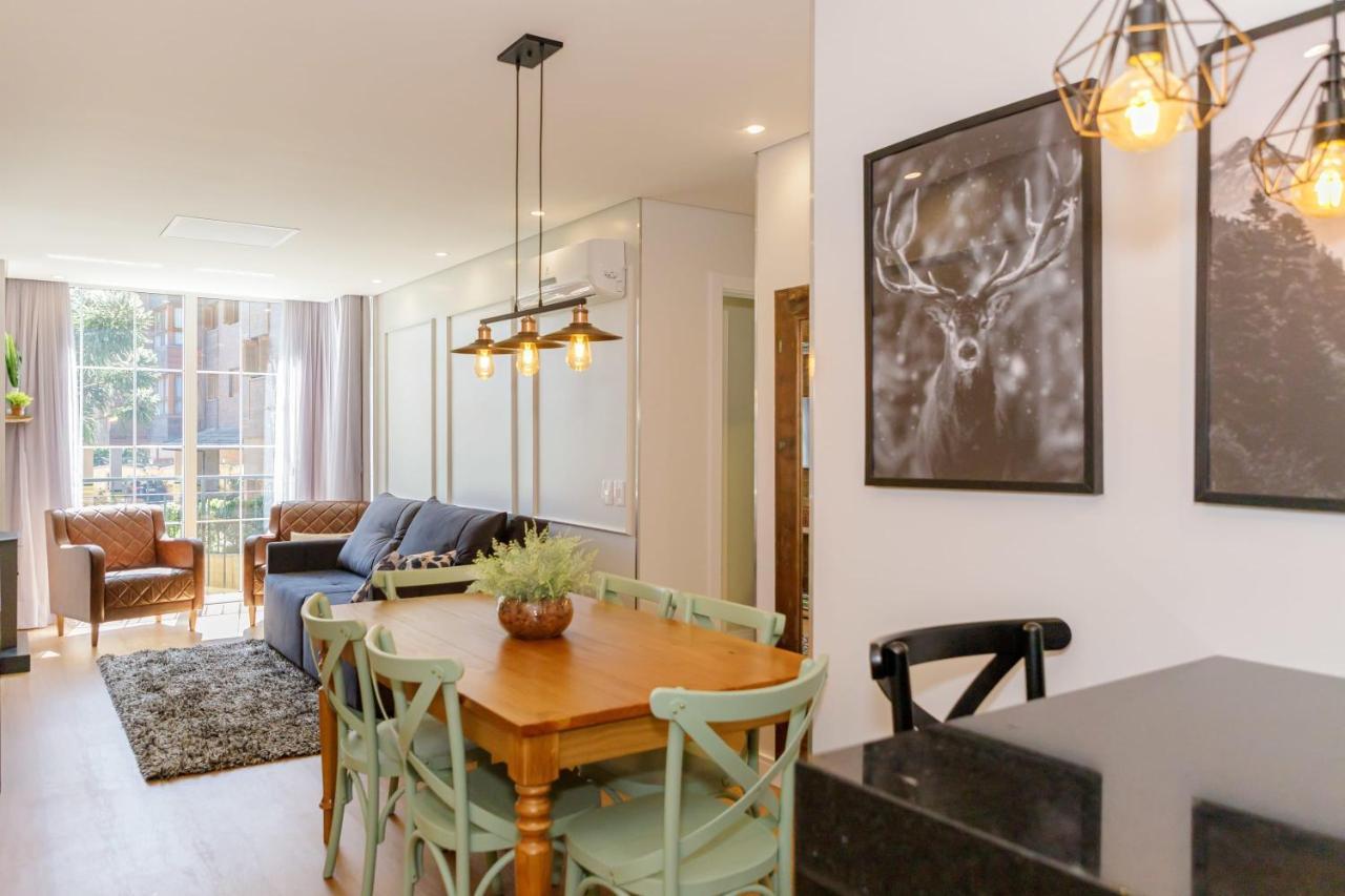 Novo Maravilhoso Apartamento No Centro - Gramado Daire Dış mekan fotoğraf